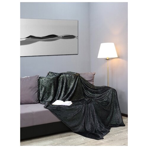 фото Плед absolute tf fnl blk-sl 1520 s-мазки texrepublic