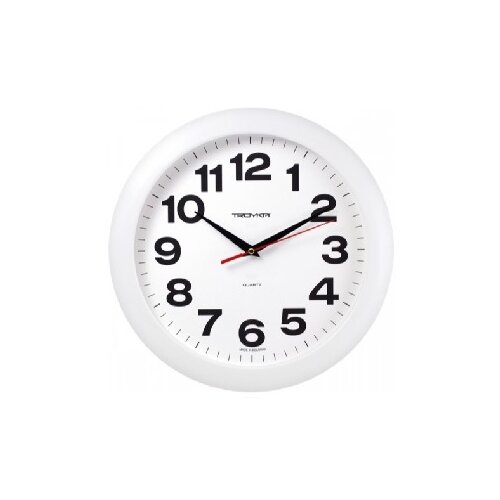 фото Часы настенные круглые "классика", белый циферблат, 29х29 см тройка