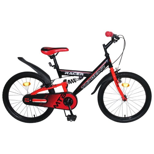 фото Подростковый горный (mtb) велосипед top gear racer (bh20200) черный/красный (требует финальной сборки)