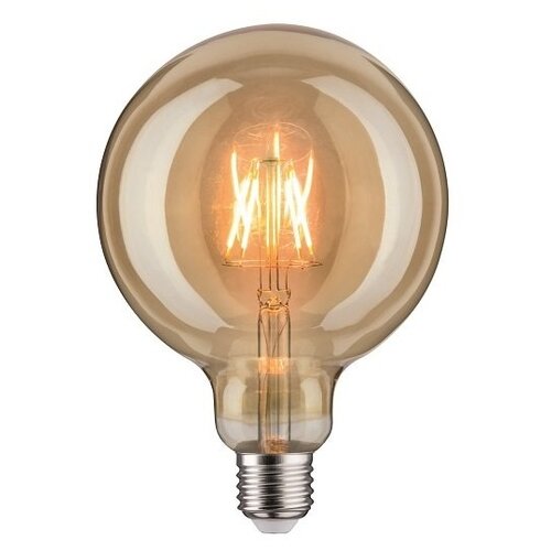 фото Лампа светодиодная led vintage globe125 6w e27 gold 1700k paulmann