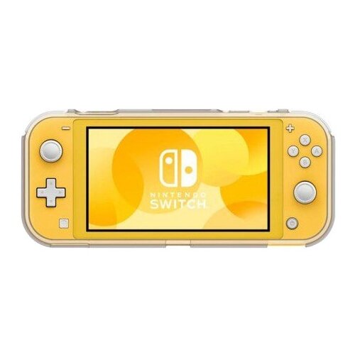 фото Hori защитный чехол duraflexi protector для консоли nintendo switch lite (ns2-025u) желтый/прозрачный