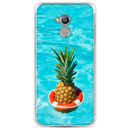 фото Силиконовый чехол ананас в бассейне на zte blade v7 lite case place