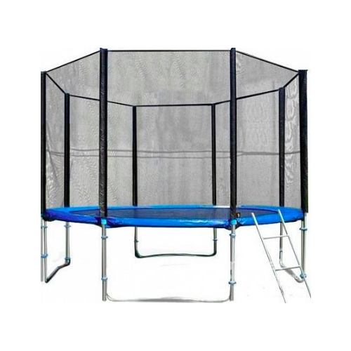 фото Батут fitness trampoline green 12 ft extreme inside 4 опоры