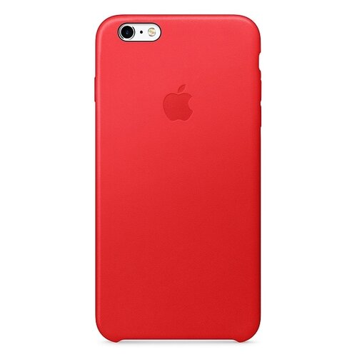 фото Чехол apple iphone 6s leather case red