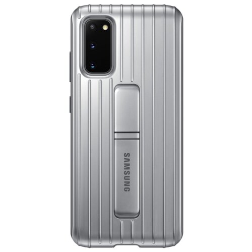 фото Чехол-накладка samsung ef-rg980 для galaxy s20, galaxy s20 5g серебристый