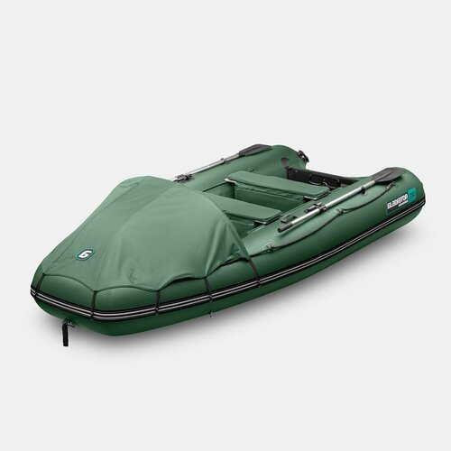 фото Надувная лодка gladiator e350pro зеленый