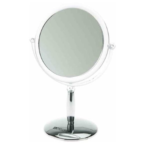 фото Зеркало косметическое настольное dewal beauty mr-417 серебристый
