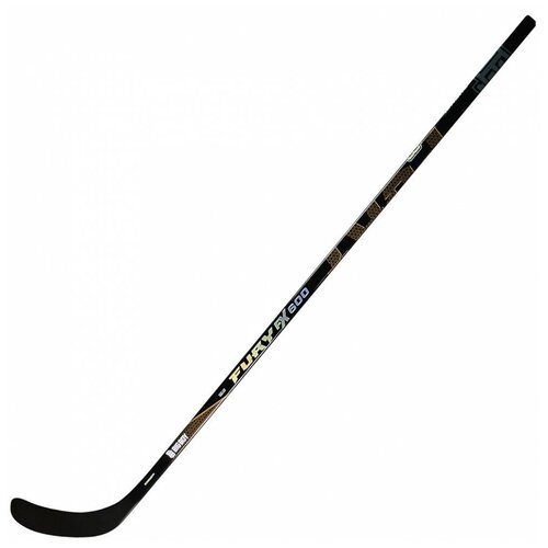 фото Клюшка хоккейная big boy fury fx 600 85 grip stick f92 жесткость 85, левый хват, черный