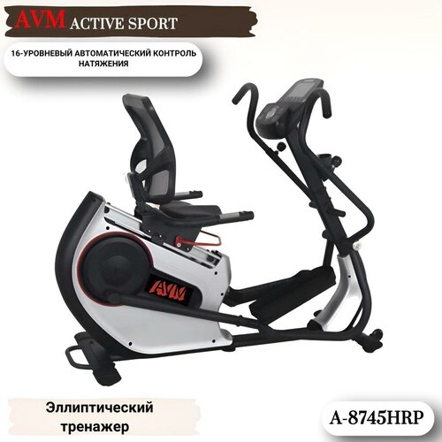 фото Профессиональный эллиптический тренажер a-8745hrp avm active sport