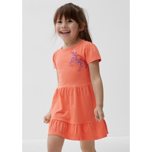 фото Платье для детей, s.oliver, артикул: 10.2.13.20.200.2127443 цвет: orange (2034), размер: 98