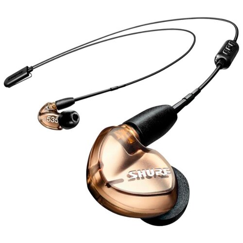 фото Беспроводные наушники shure se535-v+bt2 bronze