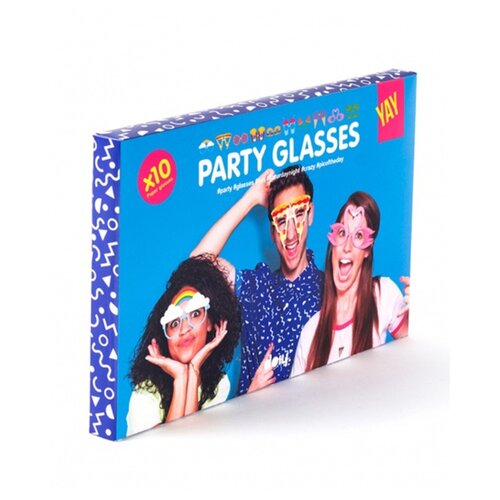 фото Бумажные очки doiy для вечеринок crazy glasses