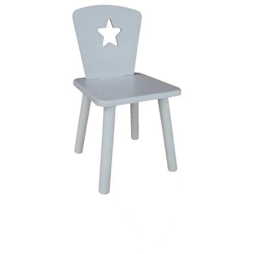 фото Детский стул звезда белый маленькая страна