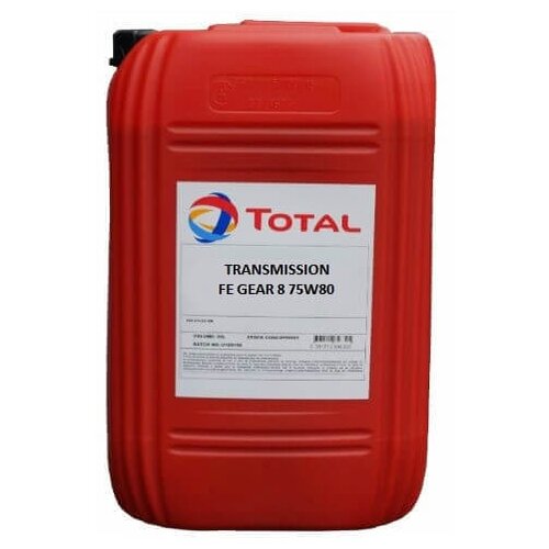 фото Масло трансмиссионное total transmission gear 8 fe 75w80, 75w-80, 20 л