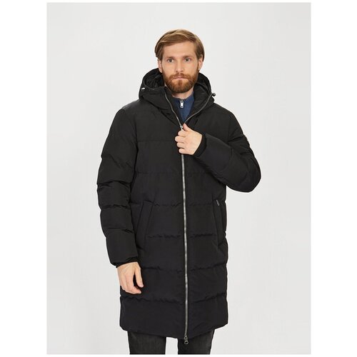 фото Куртка (эко пух) baon длинная куртка (эко пух) baon b541524, размер: xxl, черный