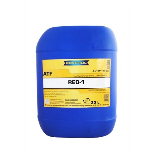 фото Масло трансмиссионное ravenol atf red-1, 4 л