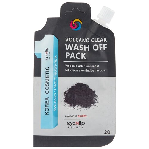 фото Eyenlip Маска очищающая с вулканическим пеплом Volcano Clear Wash Off Pack, 20 г