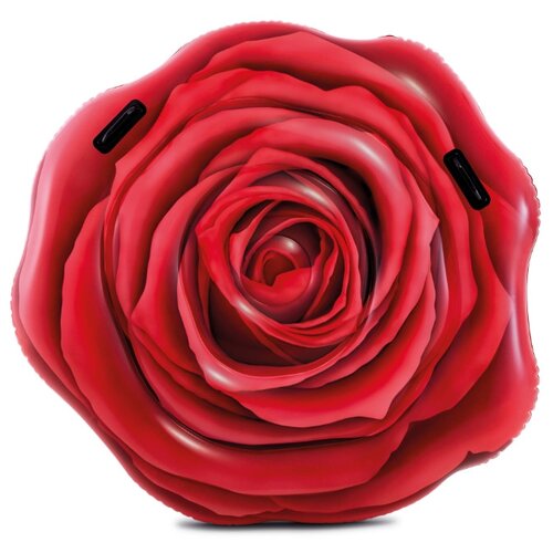 фото Надувной матрас "роза", 137x132 см intex