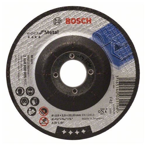 фото Диск отрезной bosch expert for metal 2608600005, 115 мм 1 шт.