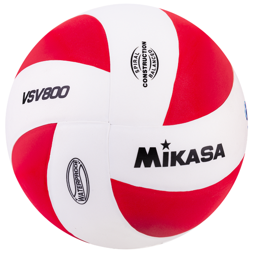 фото Волейбольный мяч mikasa vsv800 красно-белый