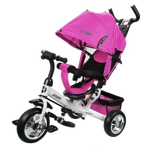 фото Трехколесный велосипед moby kids comfort 10x8 eva, розовый