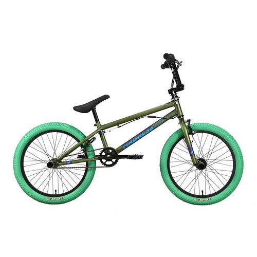 фото Велосипед stark madness bmx 2 (2023) 9" зеленый/голубой/зеленый