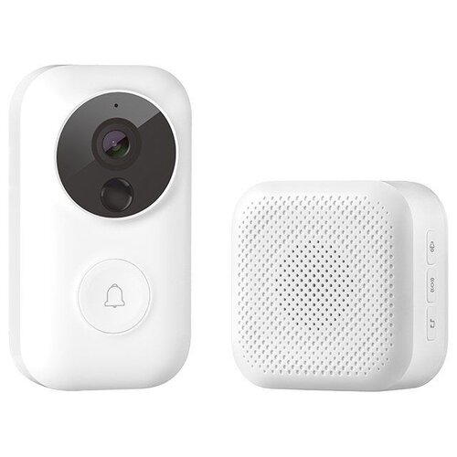фото Звонок с кнопкой xiaomi zero smart doorbell электронный беспроводной