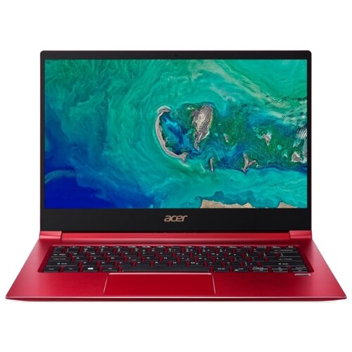 фото Ноутбук Acer SWIFT 3 (SF314-55G-772L) (Intel Core i7 8565U 1800 MHz/14"/1920x1080/8GB/512GB SSD/DVD нет/NVIDIA GeForce MX150/Wi-Fi/Bluetooth/Windows 10 Home) NX.H5UER.004 красный