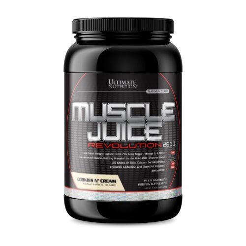фото Гейнер ultimate nutrition muscle juice revolution, 2120 г, печенье со сливками