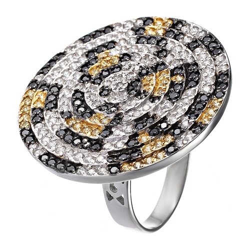 фото Кольца джей ви серебряное кольцо с кубическим цирконием