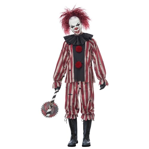 фото Костюм клоун из кошмаров взрослый, m (46-48) california costumes