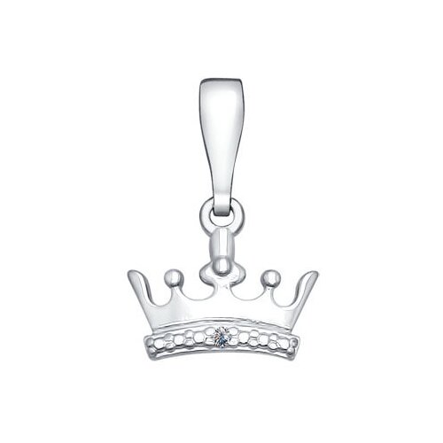 фото Sokolov подвеска «корона» из серебра 94030149