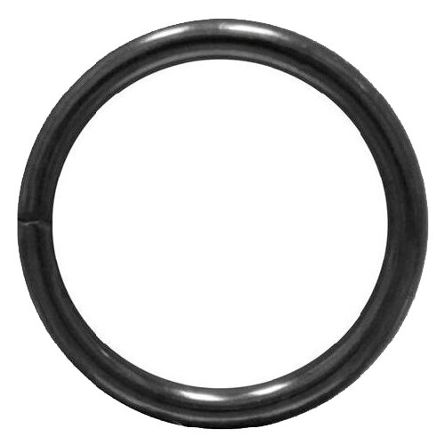фото Hobby & pro 816b-001 кольцо разъемное (7702646) 15*2мм, черный никель (100 шт.)