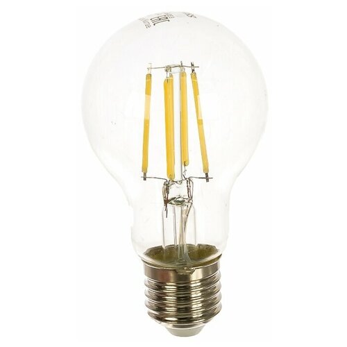 фото Светодиодная лампа gauss led filament a60 e27 10w 4100к 1/10/40