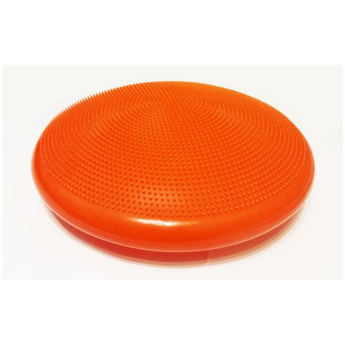 фото Gcsport breath диск спортивный массажный, диаметр 55см, оранжевый (балансировочная подушка + тренажер для дыхания)