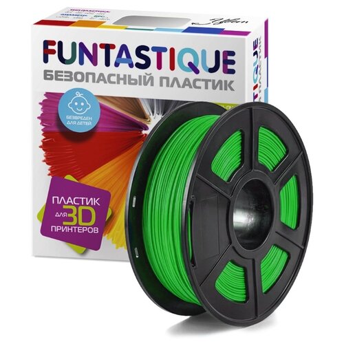 фото Пластик в катушке funtastique, petg, 1.75 мм, 1 кг (зеленый)
