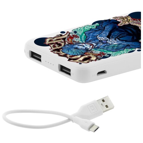 фото Power bank 5000 mah / внешний аккумулятор kruche print джокер кruче