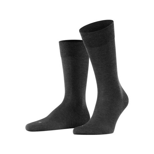фото Мужские носки falke, 1 пара, классические, размер 43-46, серый