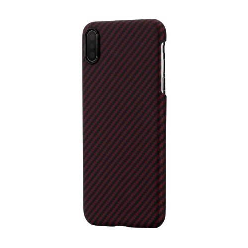 фото Чехол-накладка pitaka magcase (арамид) для apple iphone xs max black/red twill