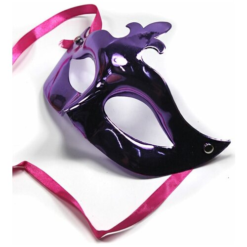 фото Карнавальная венецианская маска металлик нет бренда