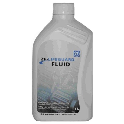 фото Трансмиссионное масло zf lifeguard fluid 6 1 л