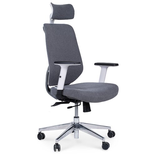 фото Кресло компьютерное имидж gray 2белый пластик / серая ткань norden chairs