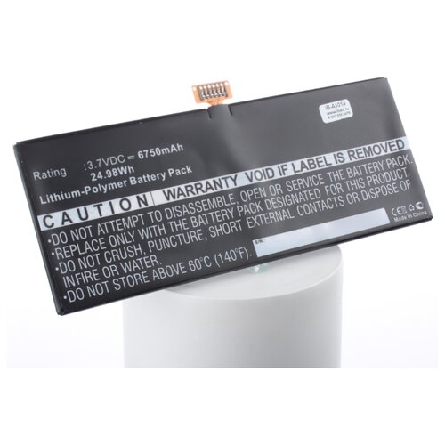 фото Аккумуляторная батарея ibatt ib-b1-a1014 6750mah для ноутбуков asus c12-tf400c, ib-a1014,