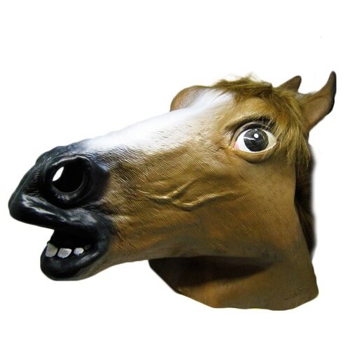 фото Маска "лошадь коричневая" (арт. пб883) bristol novelty