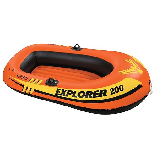 фото Лодка explorer 200, 2 местная, 185 x 94 x 41 см, от 6 лет, до 95 кг, 58330np intex