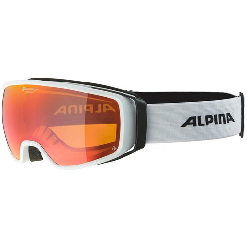 фото Очки горнолыжные alpina 2022-23 double jack planet q-lite white matt