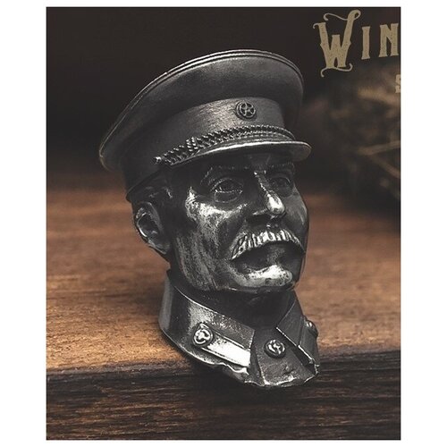 фото Сталин - товарищ сталин - генералиссимус ссср - иосиф сталин - советский вождь - модель - бюст - миниатюра - бусина темляк - темлячная бусина - брелок craft fair russia