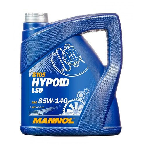 фото Трансмиссионное масло mannol hypoid lsd gl-5 85w140 4 л 3.8 кг