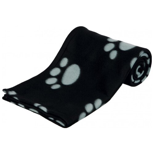 фото Подстилка-плед для собак trixie barney blanket 150х100 см черный/серый