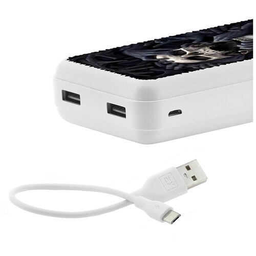 фото Внешний аккумулятор/power bank 20000 mah kruche print skull hands кruче